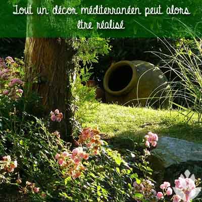 jardin méditerranéen décor