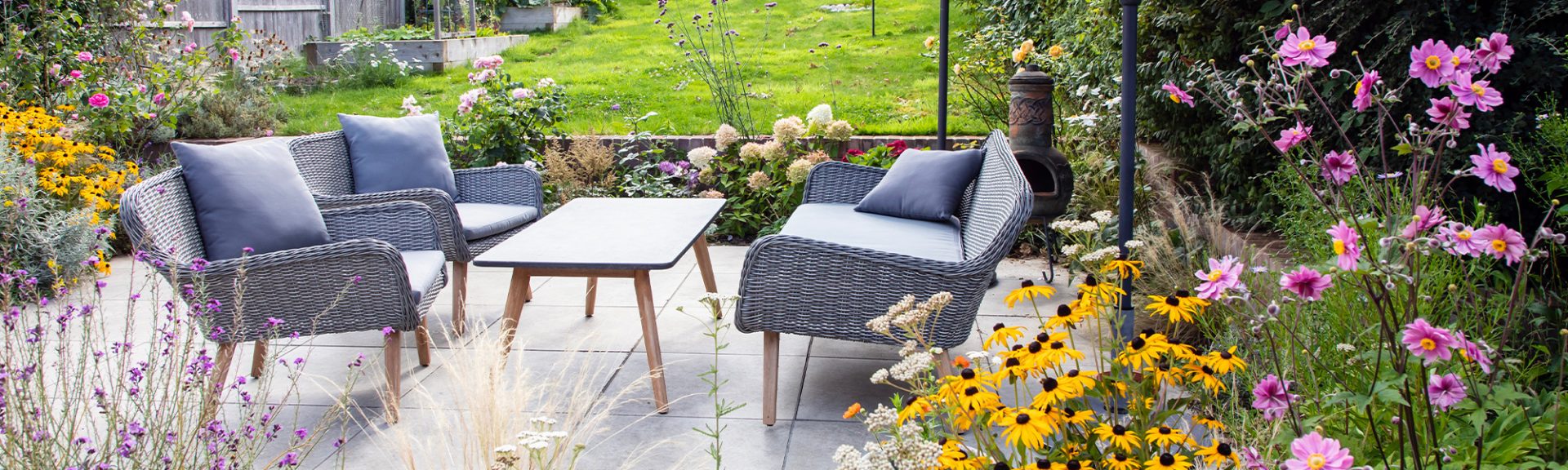 La terrasse en été