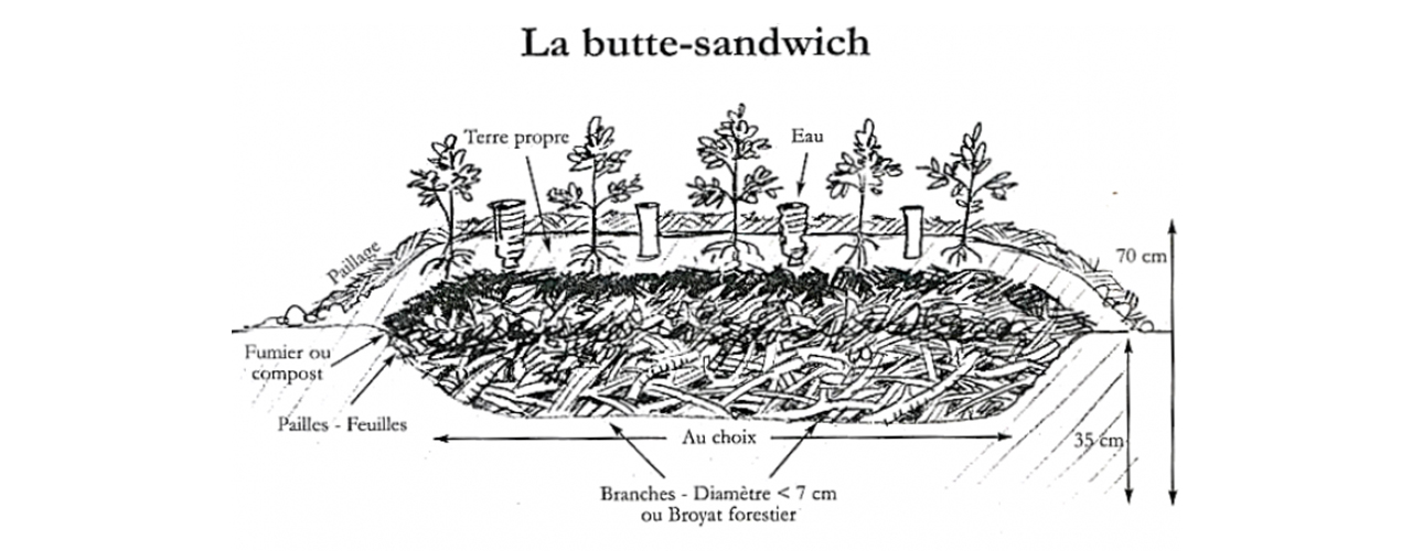 Schéma butte sandwich